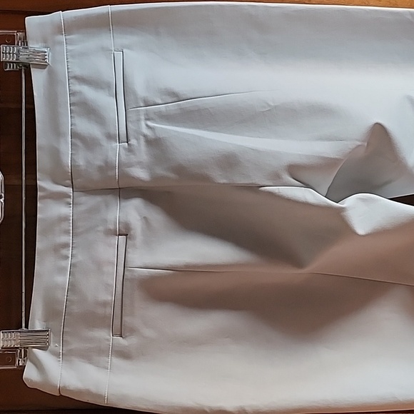 Bone White Kate Bi Stretch Cropped Dress Pants Size 6 - Picture 4 of 16